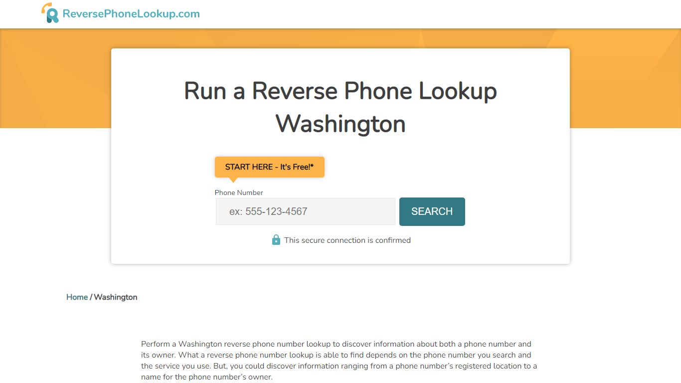 Washington Reverse Phone Lookup - Search Numbers To Find The Owner